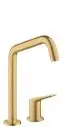 AXOR-HG-AXOR-Citterio-M-2-Loch-Einhebel-Kuechenmischer-240-mit-Schwenkauslauf-Brushed-Gold-Optic-34820250 gallery number 1